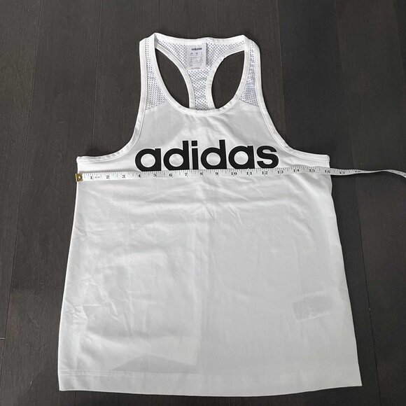 Women's White Adidas Activewear Tank Top Size XS - Picture 5 of 6